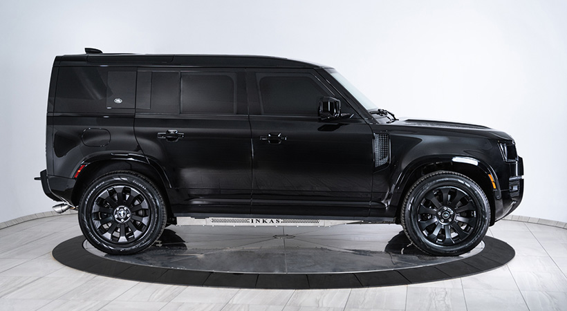 Land Rover Defender protegido