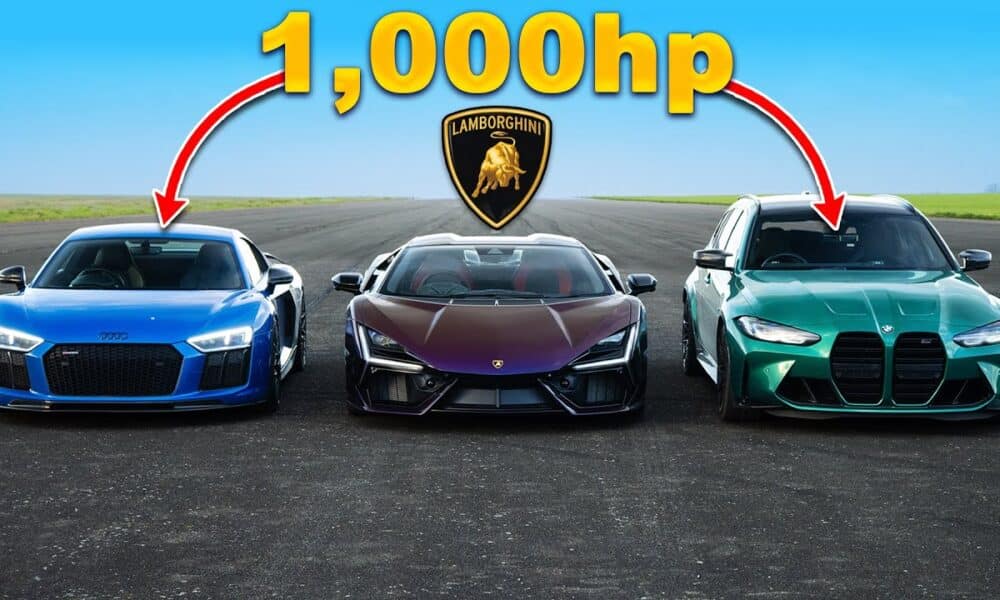 Carreras de aceleración: Lamborghini Revuelto vs M3 Touring de 1000hp ...