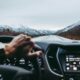 person driving car