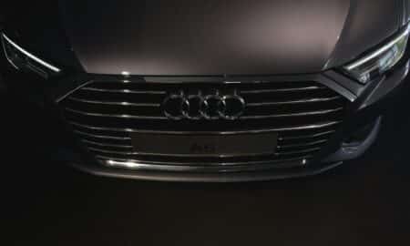 black mercedes benz car in a dark room