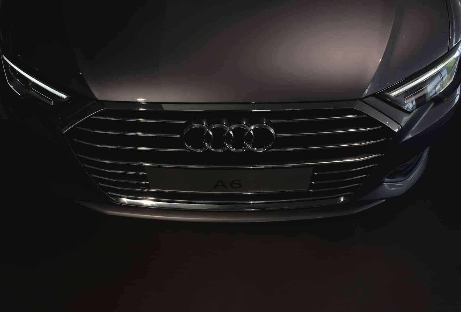 black mercedes benz car in a dark room