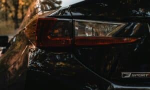 black car on road during daytime