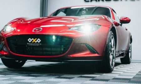 a red sports car