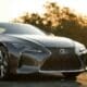 black Lexus car